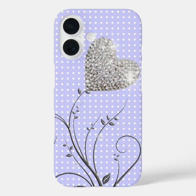 Girly heart of love Case-Mate iPhone case (Back)