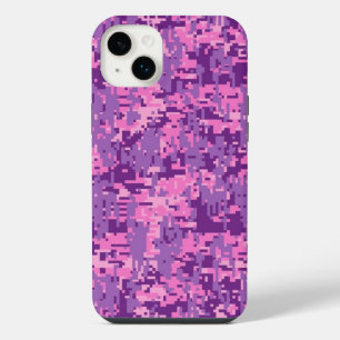 Girly Hot Pink Camo iPhone 14 Plus Case