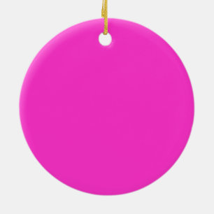 Girly Hot Pink Ceramic Tree Decoration