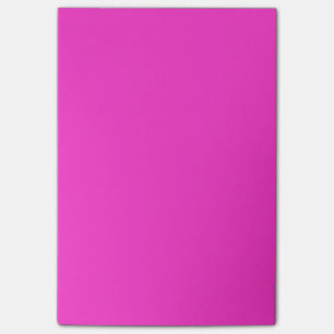 Girly Hot Pink Colour Background Customise It! Post-it Notes