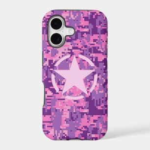 Girly Hot Pink Digital Camouflage Camo