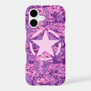 Girly Hot Pink Digital Camouflage Decor