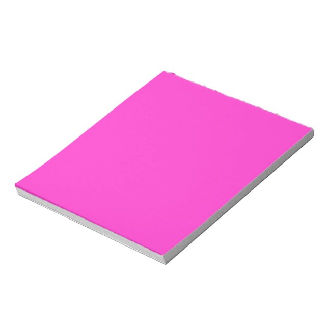 Girly Hot Pink Notepad (Rotated)