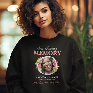 Girly In Loving Memory Photo Tribute Sweatshirt