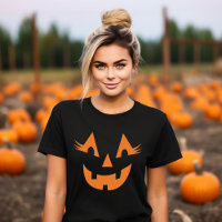 Girly Jack O Lantern Pumpkin Face Halloween
