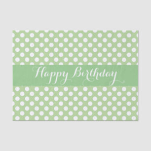 Girly Large Polka Dot Tissue Paper