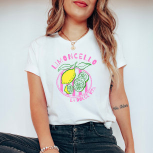 Girly Limoncello– La Dolce Vita Pink T-Shirt