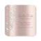 Girly Metallic Blush Rose Bubbles Cleaning Service