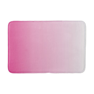 girly minimalist dusty rose cherry blossom pink bath mat