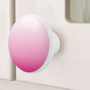 girly minimalist dusty rose cherry blossom pink ceramic knob