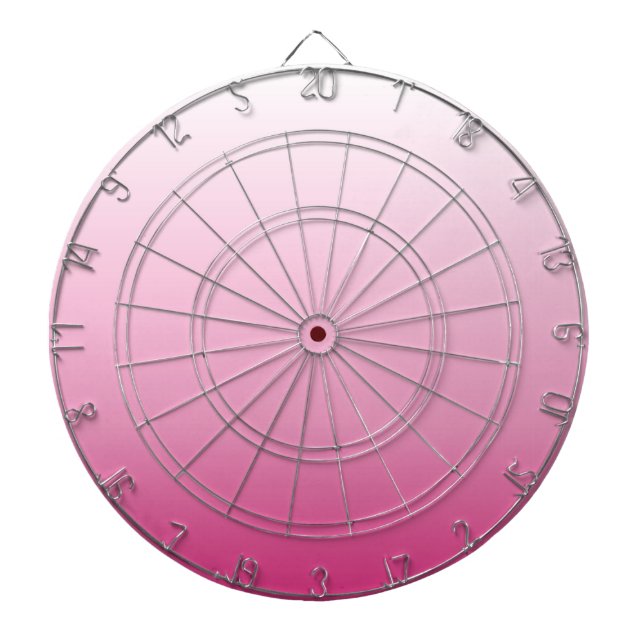 girly minimalist dusty rose cherry blossom pink dartboard (Front)