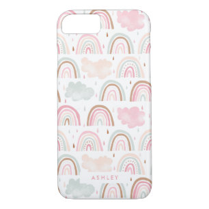 Girly Modern Rainbow Pattern iPhone 8/7 Case