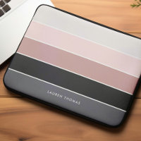 Girly Modern Stripes Personalised