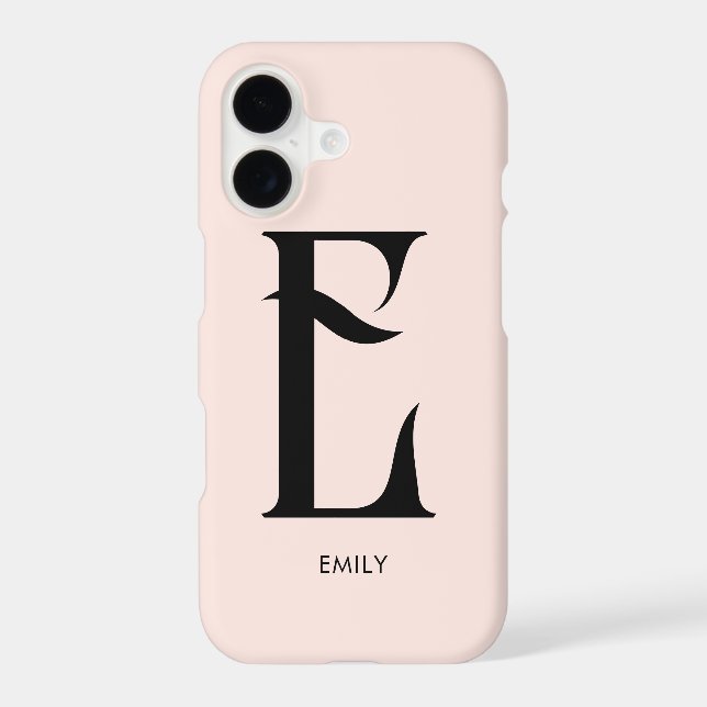 Girly Monogram Vintage Blush Pink (Back)