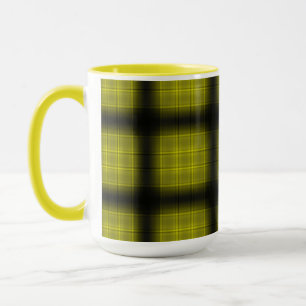 girly neon squars shadows placard wood yellow  mug