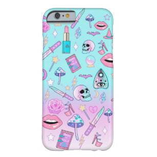 Girly Pastel Witch Goth Pattern Barely There iPhone 6 Case