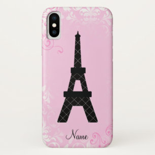 Girly Personalised Eiffel Tower iPhone 4 Case