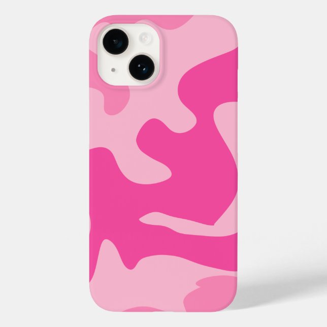 Girly pink abstract art Case-Mate iPhone case (Back)