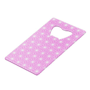 Girly Pink Art Deco Style Triangles Pattern