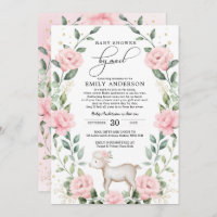 Girly Pink Baby Lamb Shower By Mail Quarantine