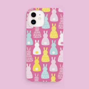 Girly Pink Bunny pattern Case-Mate iPhone 14 Case