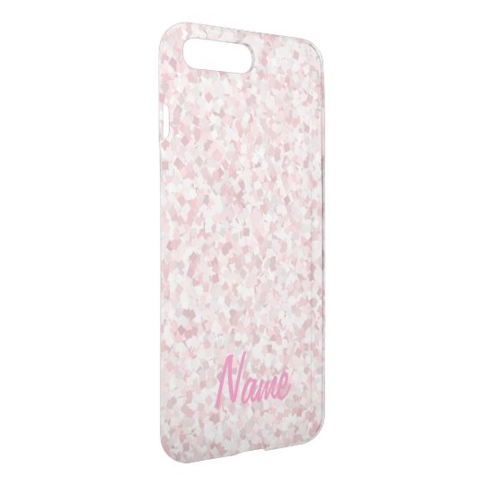 Girly pink confetti design iPhone 8 plus/7 plus case