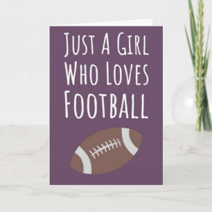 Girly Pink Football Cards For Girls Cute Kids Team