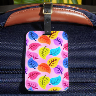 Girly Pink Hawaiian pattern  Luggage Tag