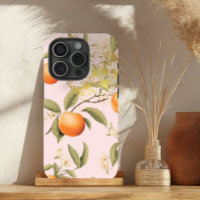 Girly Pink, Orange and Gold Apricot Fruit Trellis