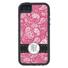 Girly PINK Paisley Pattern with Monogram
