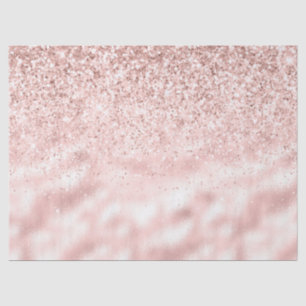 Girly Pink Sparkle Glitter Tissue Paper
