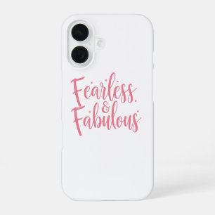 Girly Pink Sparkle Motivational Message iPhone 16 Case