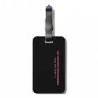 Girly Pink Stitched Ribbon Personalised Bag