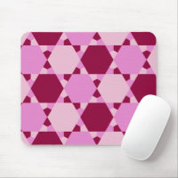 Girly Pink Triangle Optical Illusion Pattern