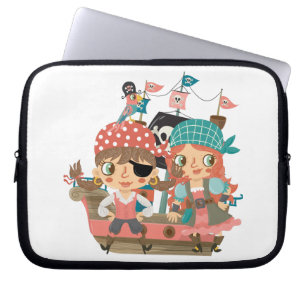 Girly Pirates Laptop Sleeve