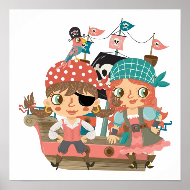 Girly Pirates Poster (Front)