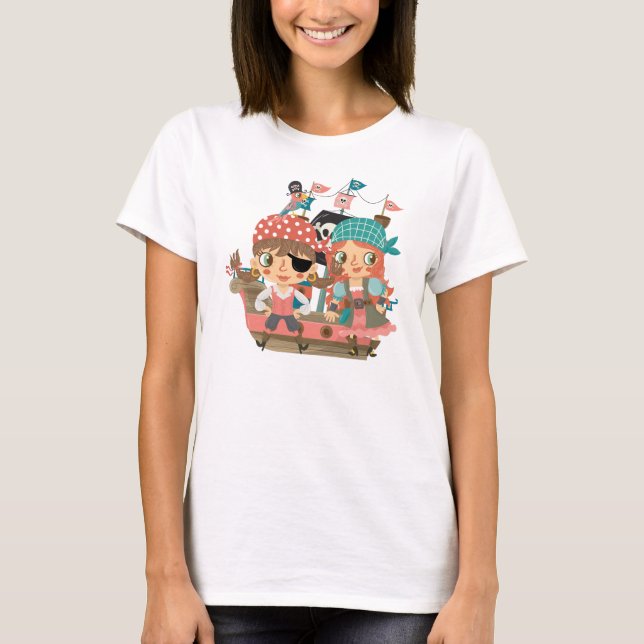 Girly Pirates T-Shirt (Front)