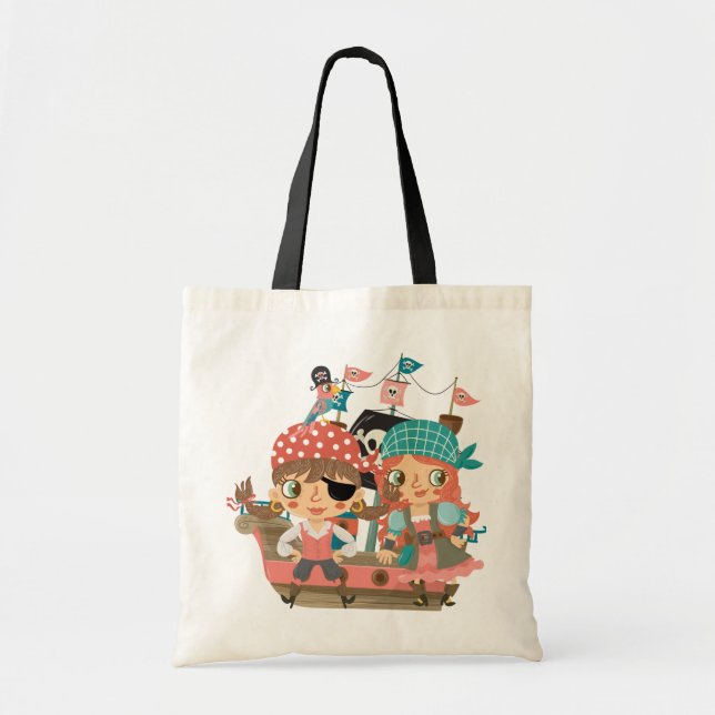 Girly Pirates Tote Bag (Front)