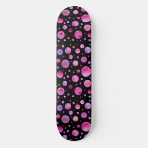 Girly Polka Dot Skateboard