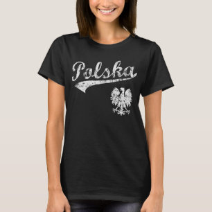 Girly Polska Baseball Style T-Shirt