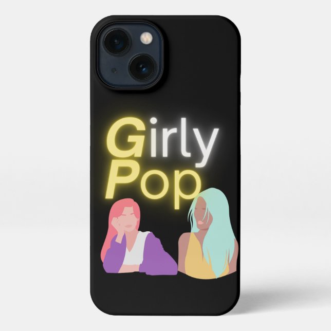 Girly pop phone  iPhone case (Back)