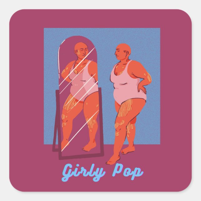 Girly pop stickers (Front)