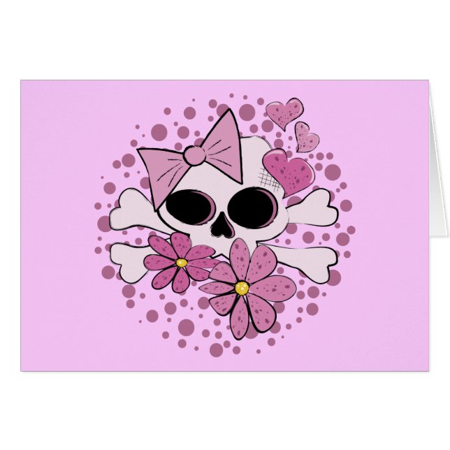 Girly Punk Skull (Front Horizontal)