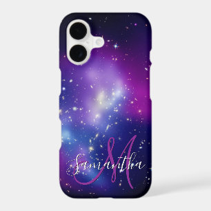 Girly Purple Celestial Photo Monogram