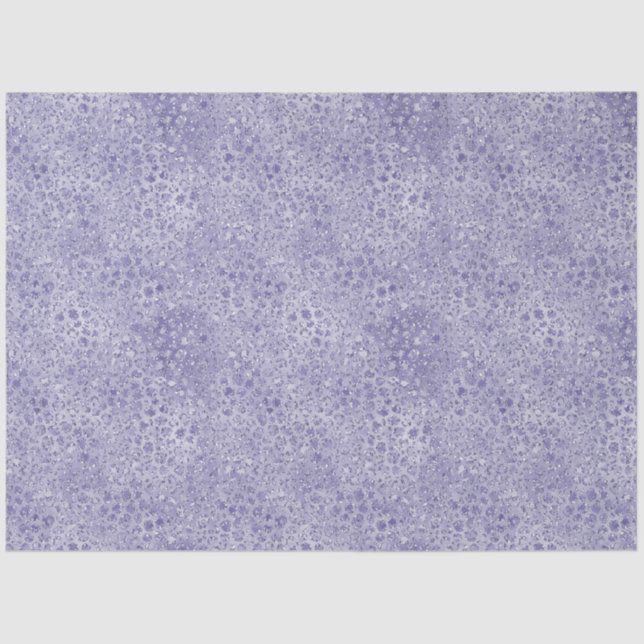 Girly Purple Glitter Glitz Leopard print Tissue Paper (Front)