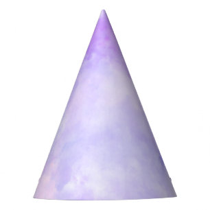 Girly Purple Pink Tie Dye Party Hat