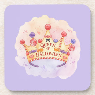 Girly Queen of Halloween Coaster