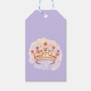 Girly Queen of Halloween Gift Tags