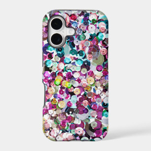 Girly Rainbow Faux Sequins Bling