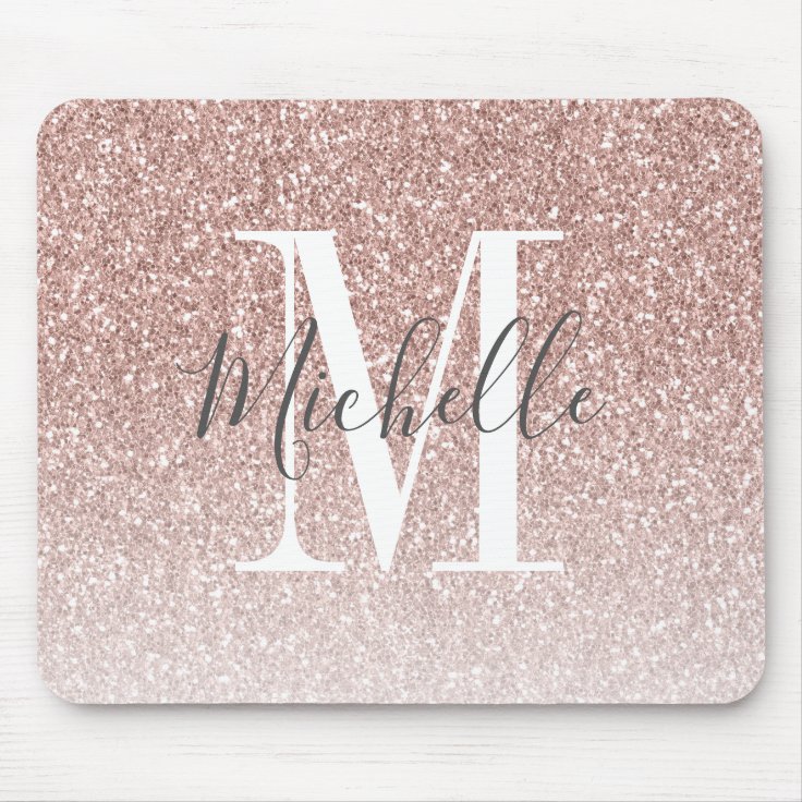 blush pink mouse pad